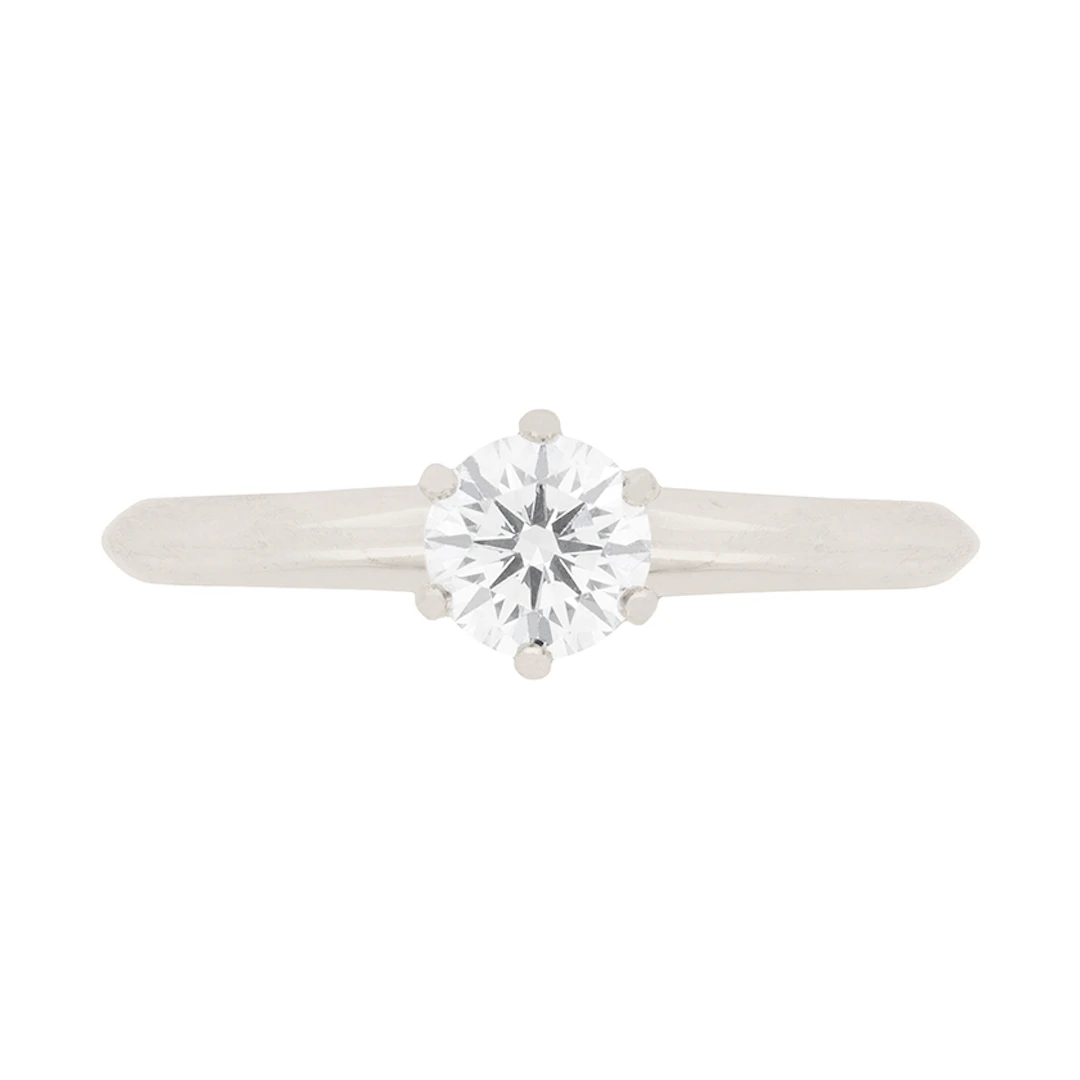 Tiffany & Co. 0.39ct Diamond Solitaire Engagement Ring