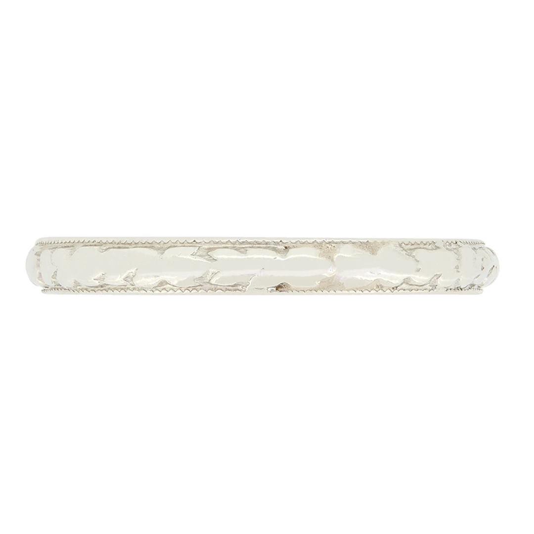 Art Deco Platinum Wedding Band, c.1920s
