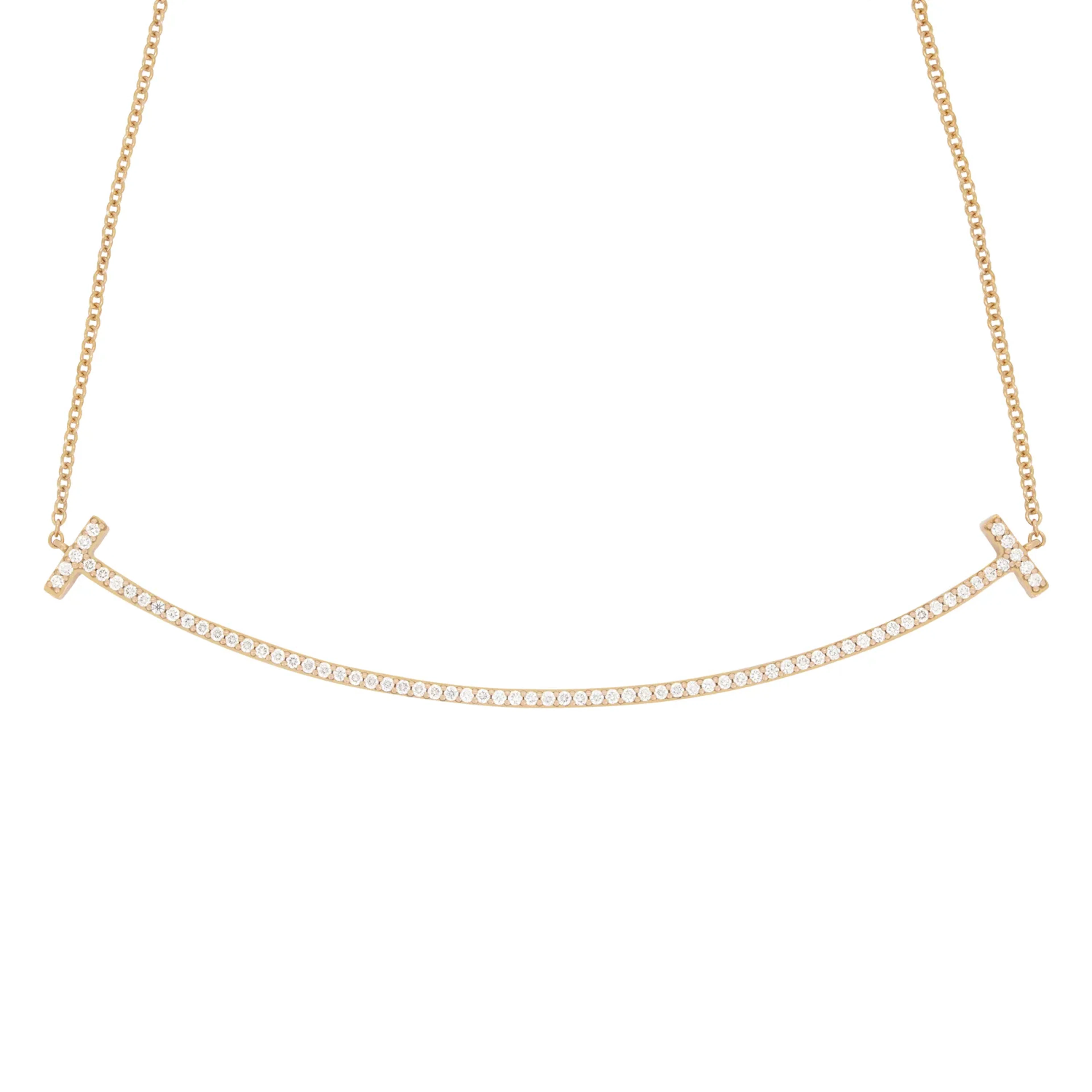 Tiffany & Co. 0.19ct Diamond ‘Tiffany T Smile’ Pendant