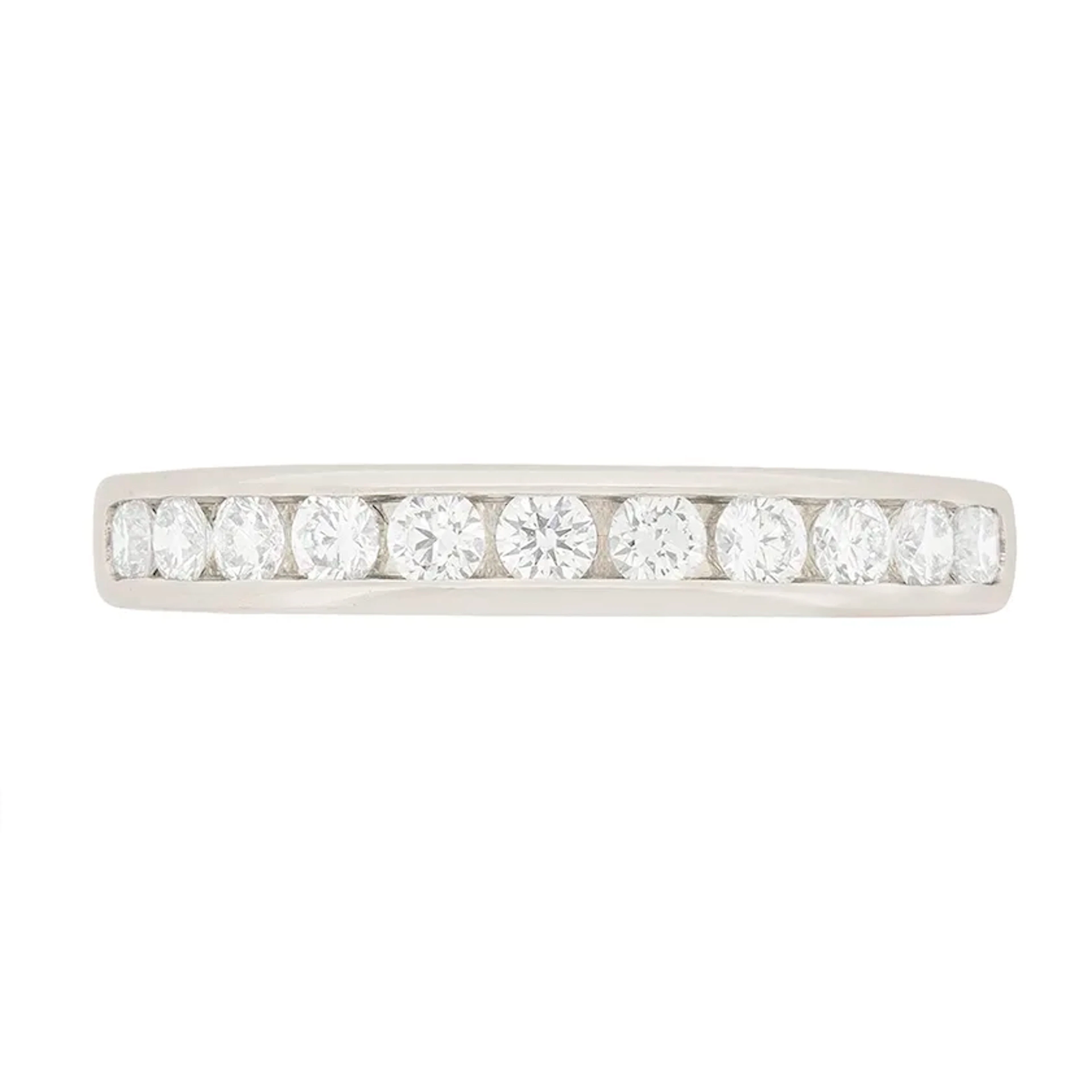 Tiffany & Co. Channel Set Diamond Half Eternity Ring