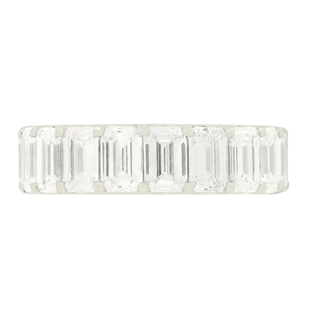 Contemporary 6.03ct Diamond Eternity Band