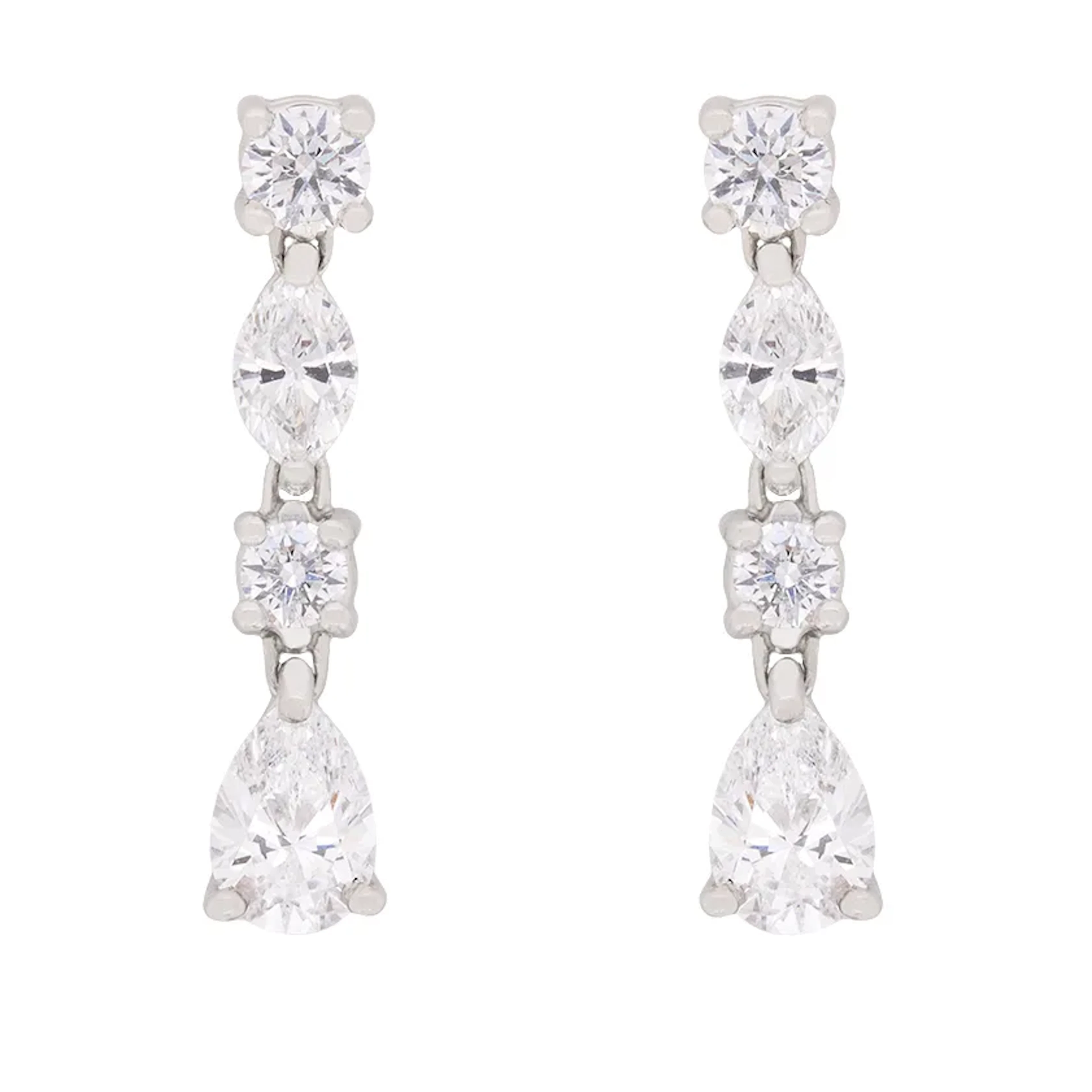 Tiffany & Co. Drop Jazz Diamond Earrings