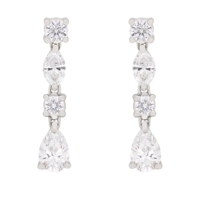 Tiffany & Co. Drop Jazz Diamond Earrings