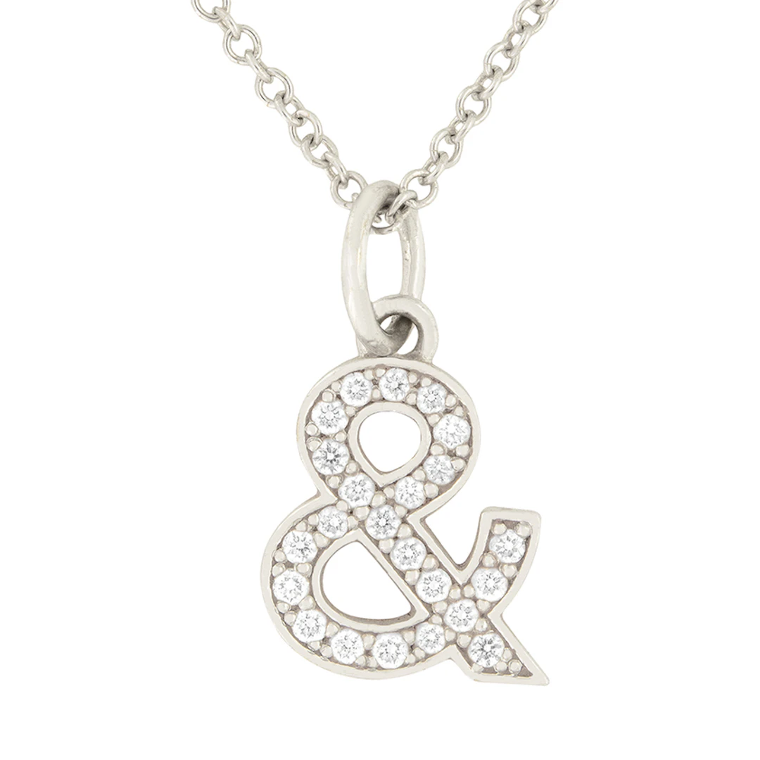 Tiffany & Co. Diamond Ampersand Pendant