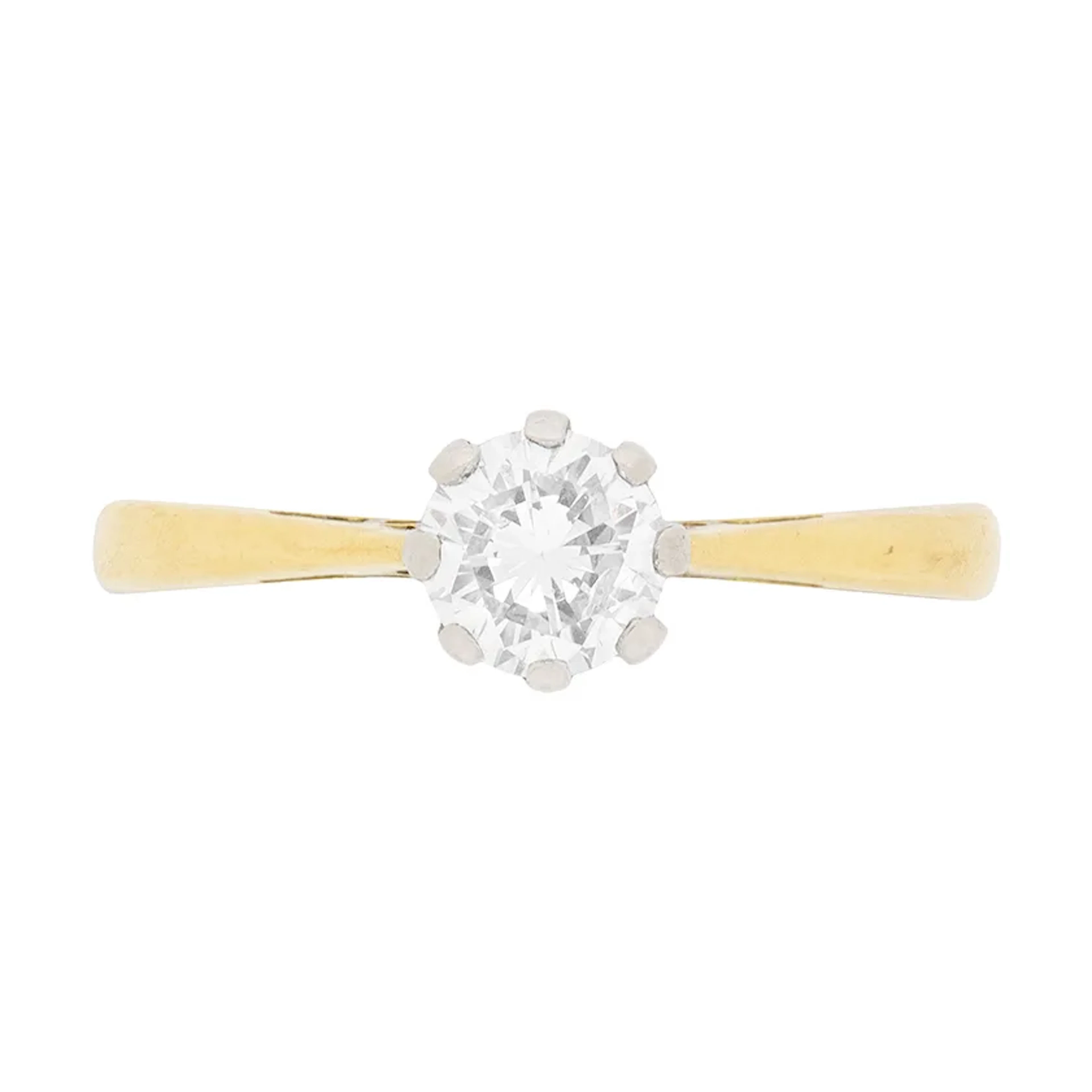 Vintage Diamond Solitaire Ring, c.1990s