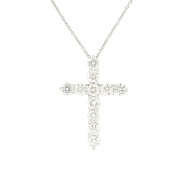 Tiffany & Co. 1.71ct Diamond Cross Pendant