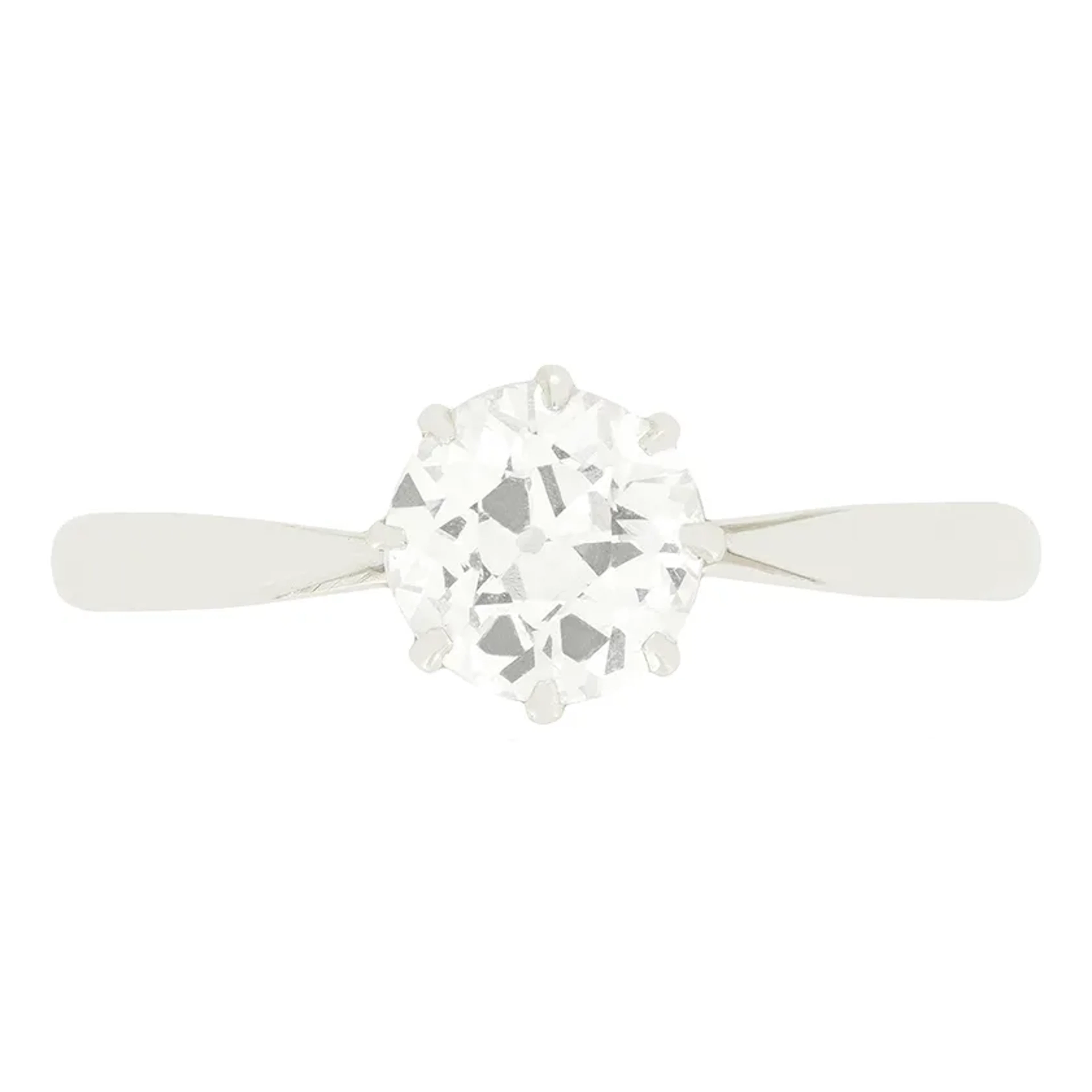 Vintage 0.41ct Diamond Solitaire Ring, c.1940s