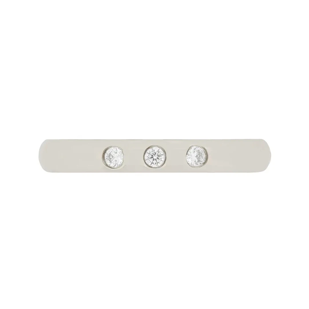 Tiffany & Co. Elsa Peretti Three Diamond Wedding Band