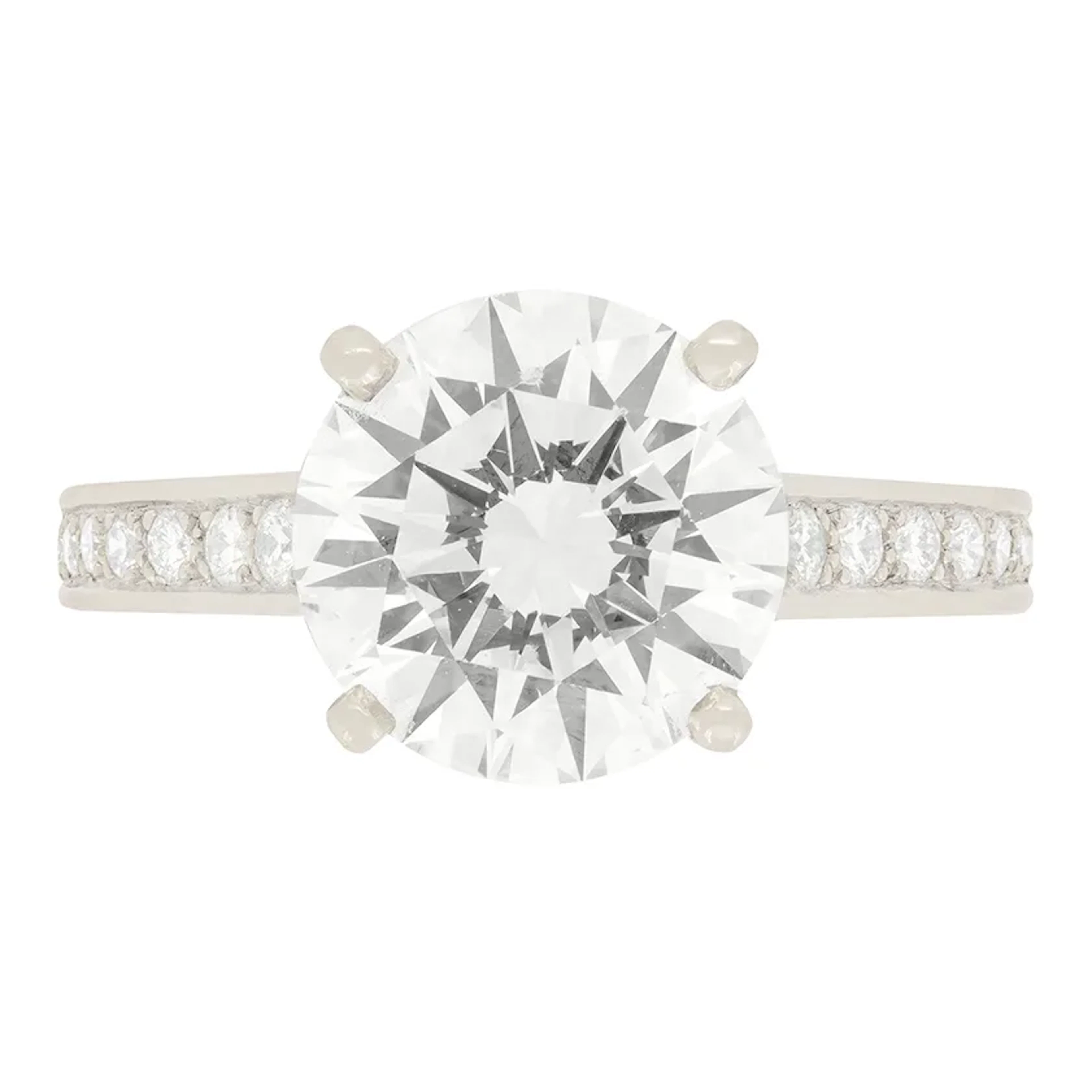 Cartier 3.47ct Solitaire ‘1895’ Diamond Ring