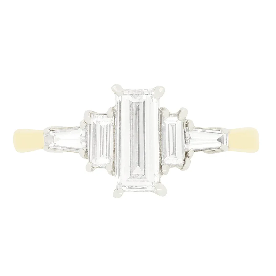 Vintage 0.50ct Diamond Five Stone Ring, c.1960s