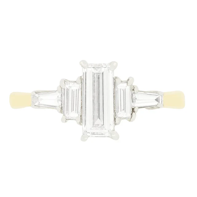 Vintage 0.50ct Diamond Five Stone Ring, c.1960s