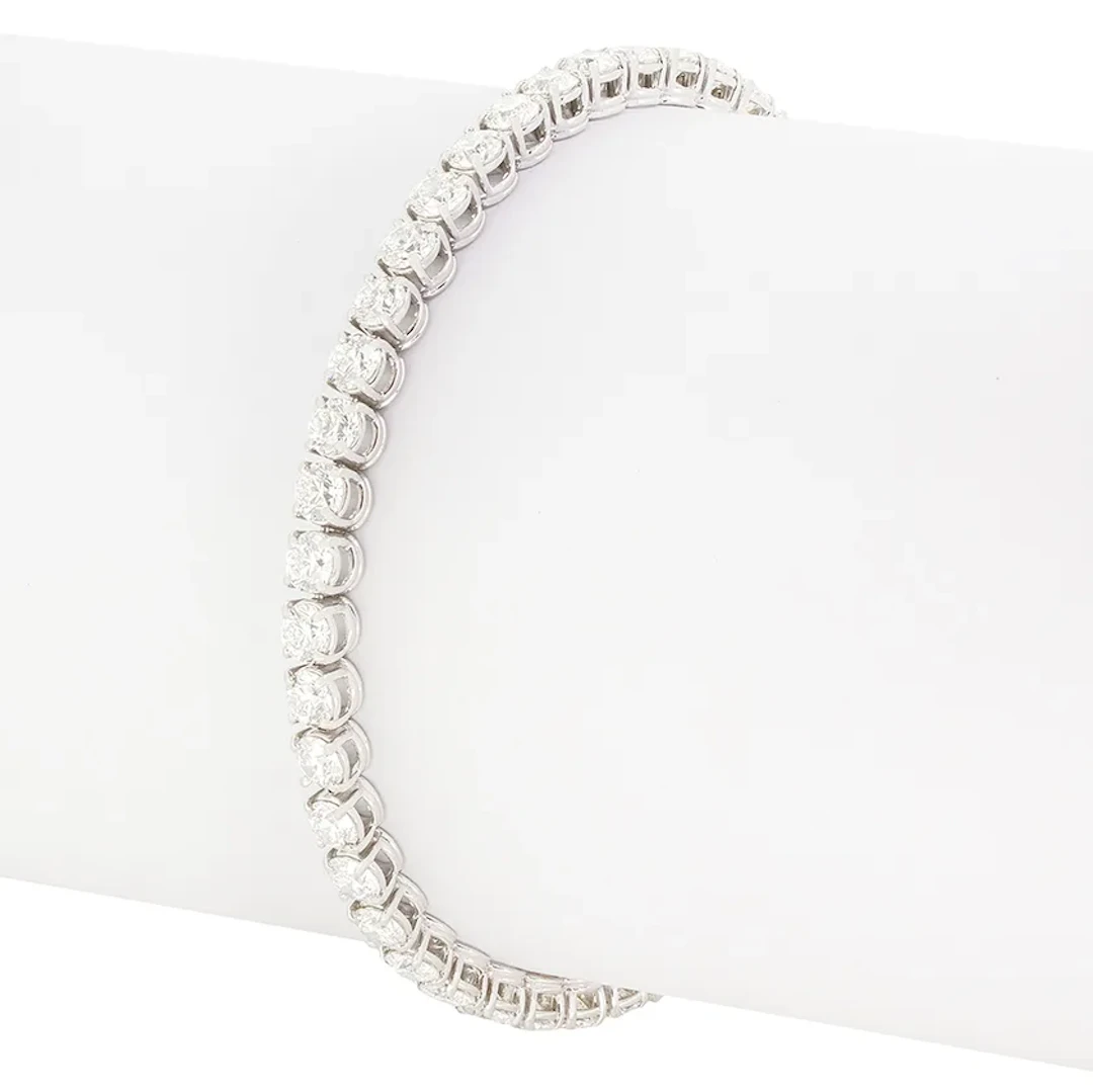 Contemporary Crivelli 10.60ct Diamond Tennis Bracelet