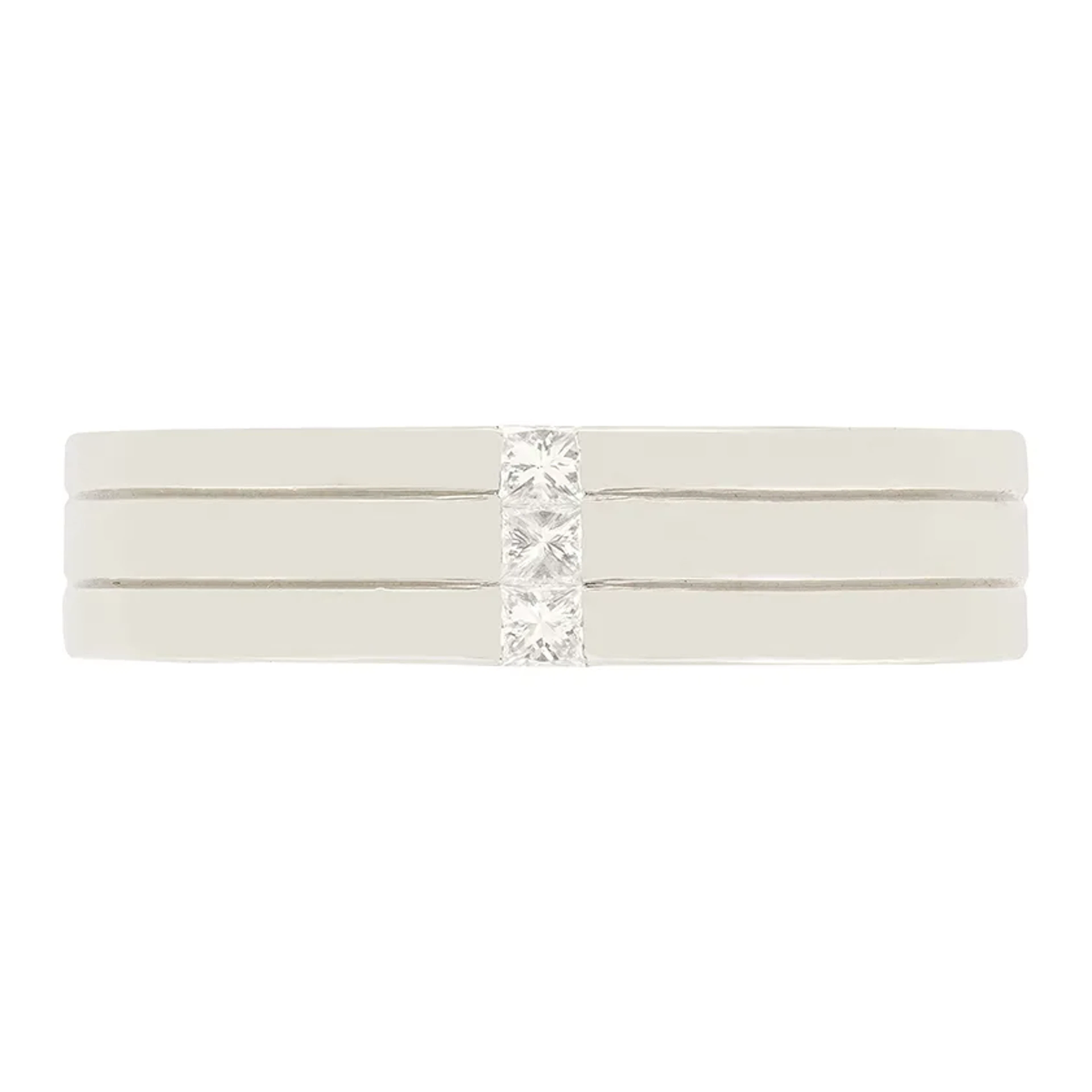 Contemporary 0.15ct Diamond Gents Wedding Band