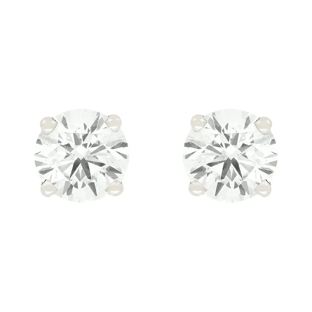 Modern 1.00ct Diamond Stud Earrings