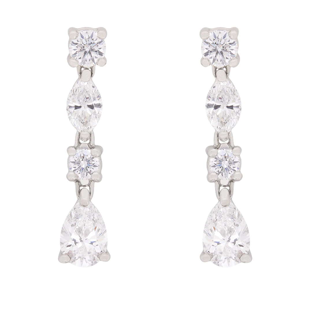 Tiffany & Co. Drop Jazz Diamond Earrings