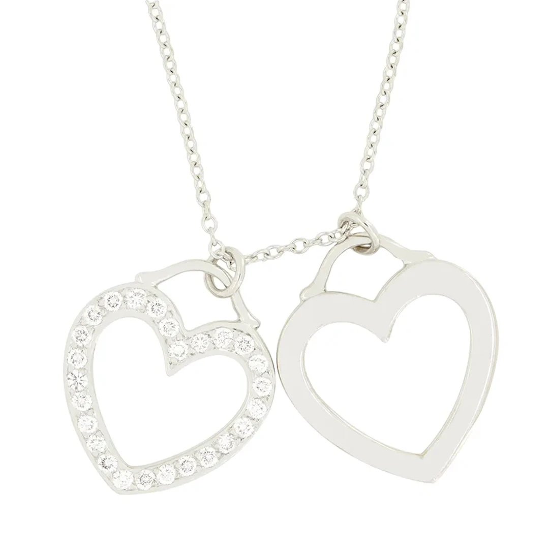 Tiffany & Co. 0.26ct Double Heard Pendant