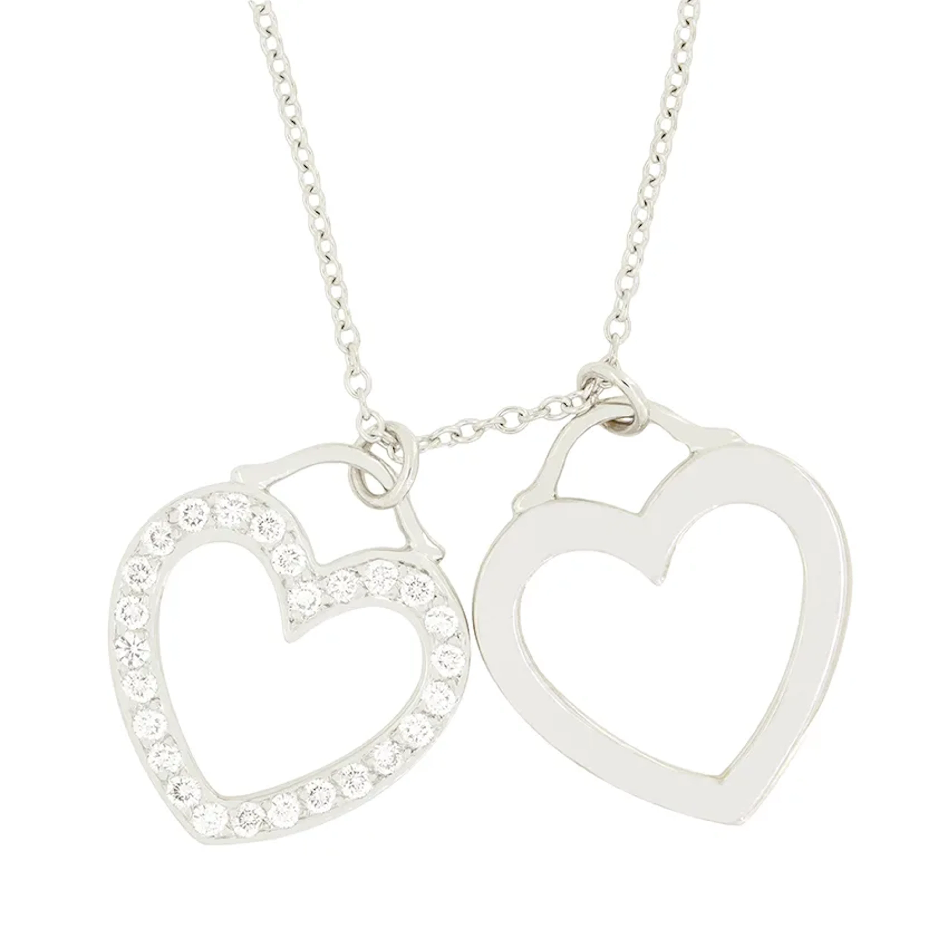 Tiffany & Co. 0.26ct Double Heard Pendant