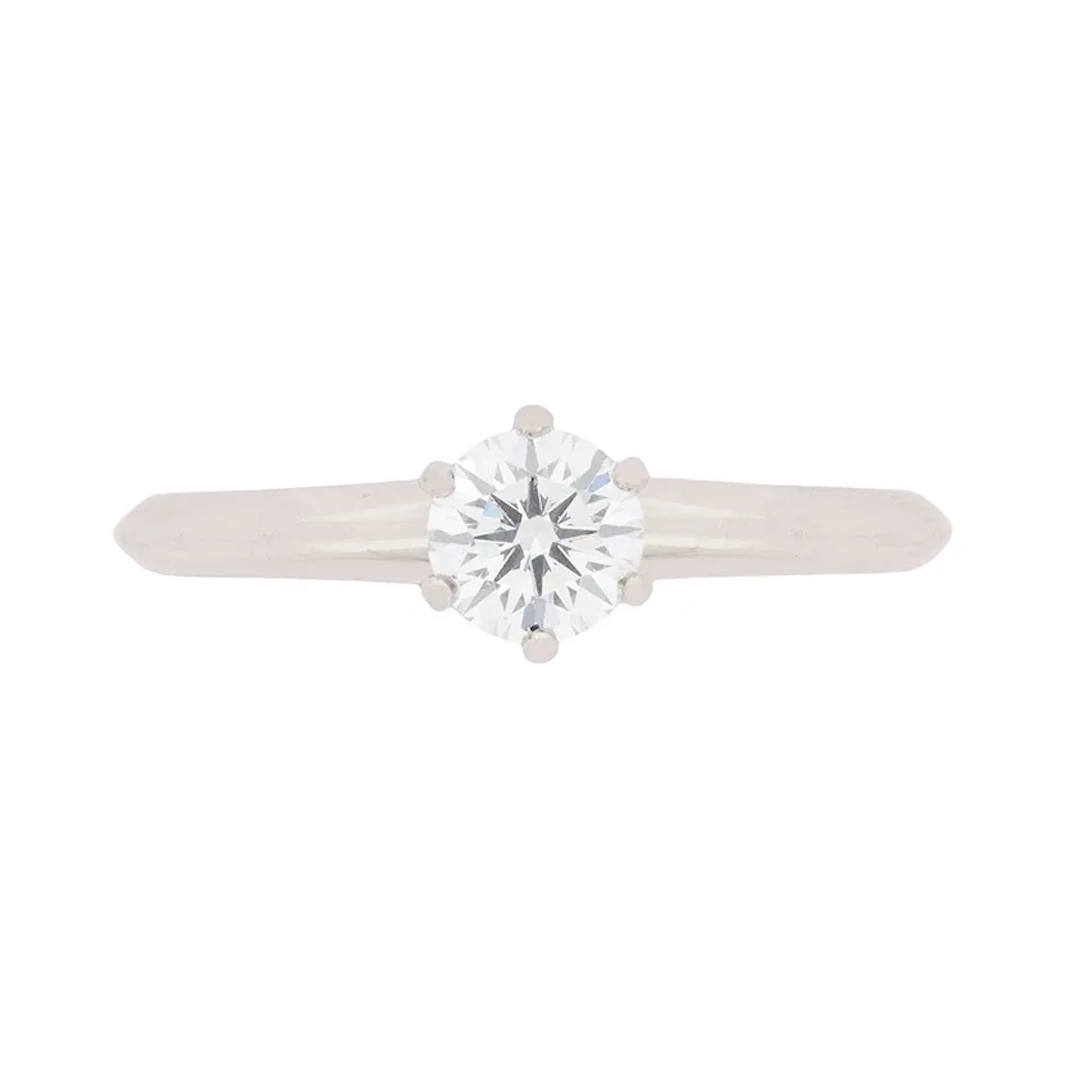Tiffany & Co. 0.42ct Diamond Solitaire Engagement Ring