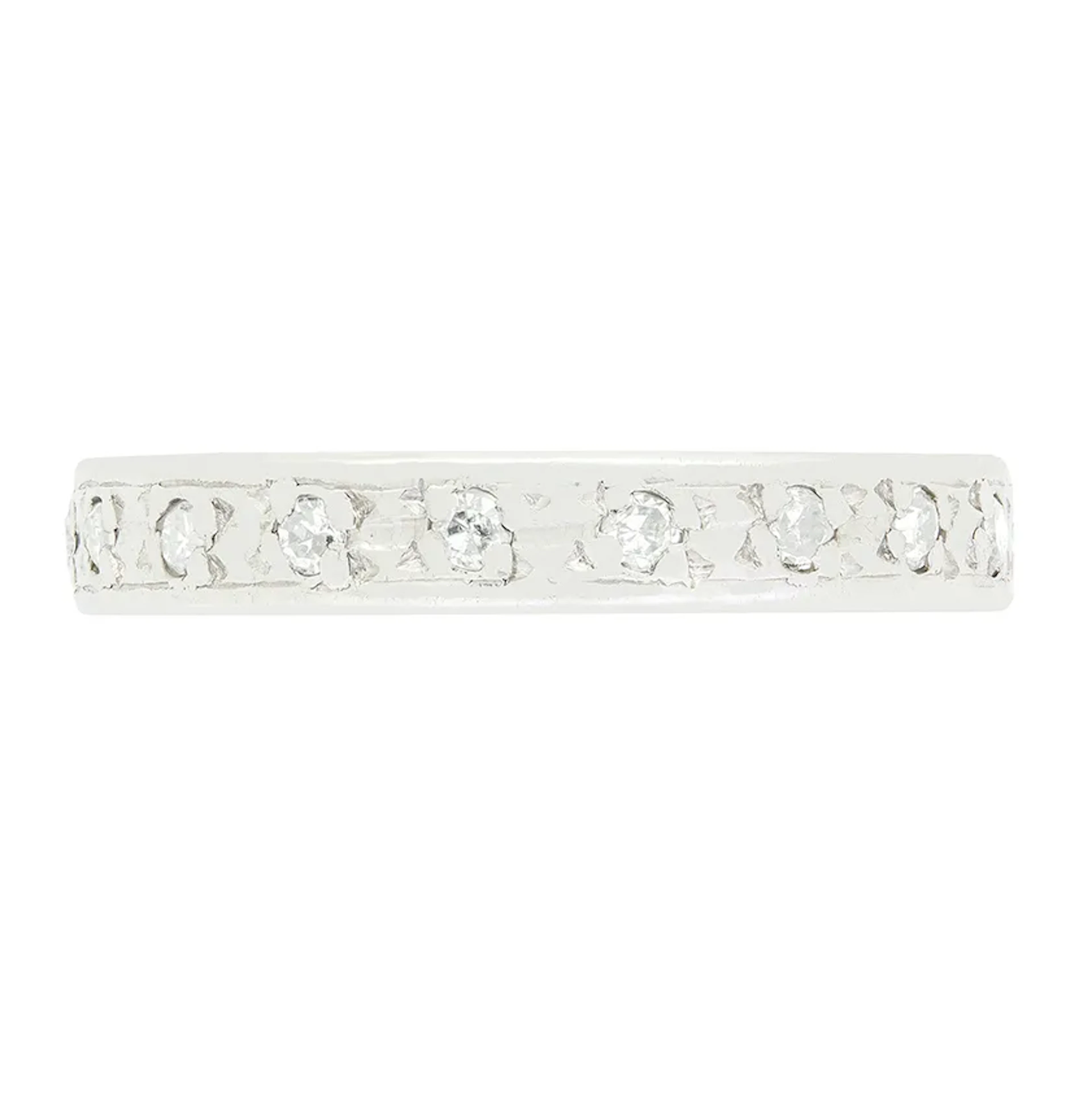 Late Deco 0.18ct Diamond Eternity Ring, c.1940s