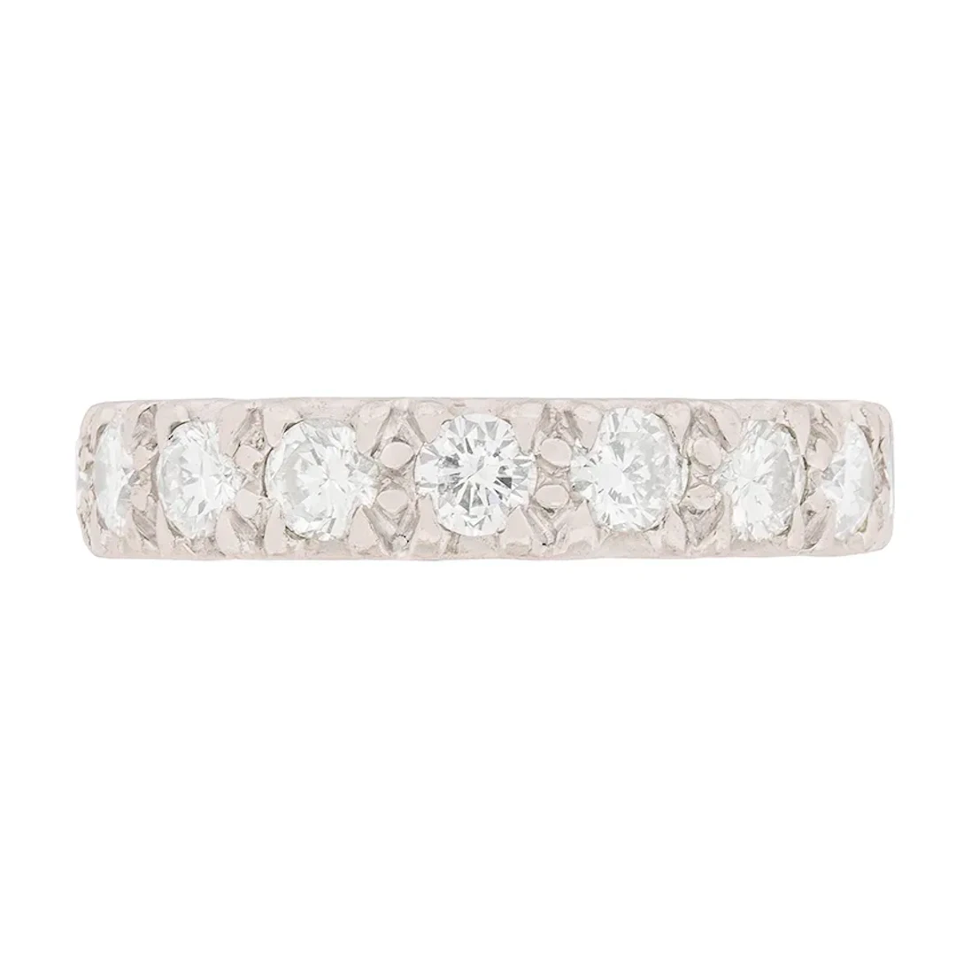 Modern 1.70 Carat Diamond Eternity Ring