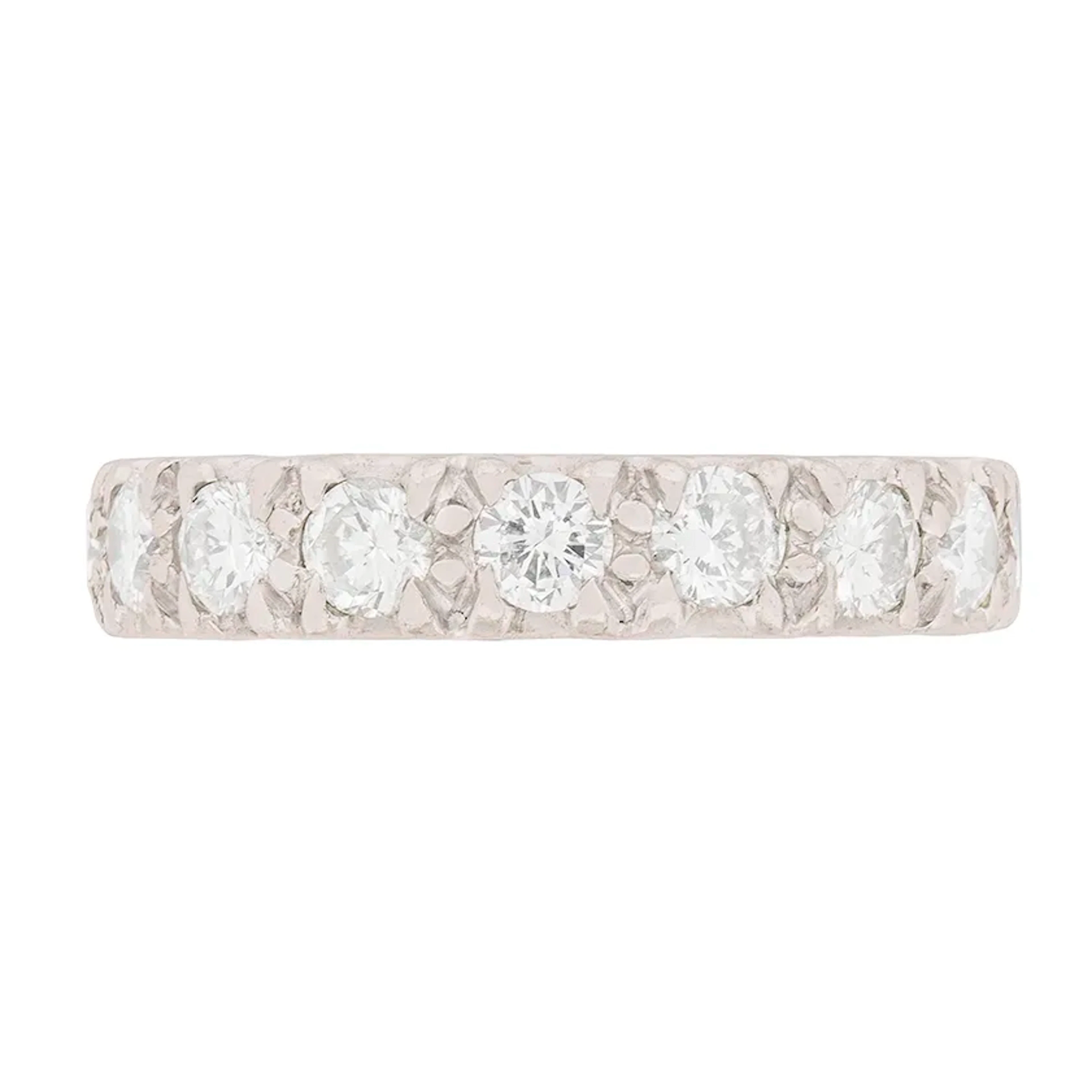 Modern 1.70 Carat Diamond Eternity Ring