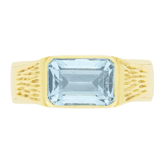 Vintage 2.50ct Aquamarine Ring, c.1970s