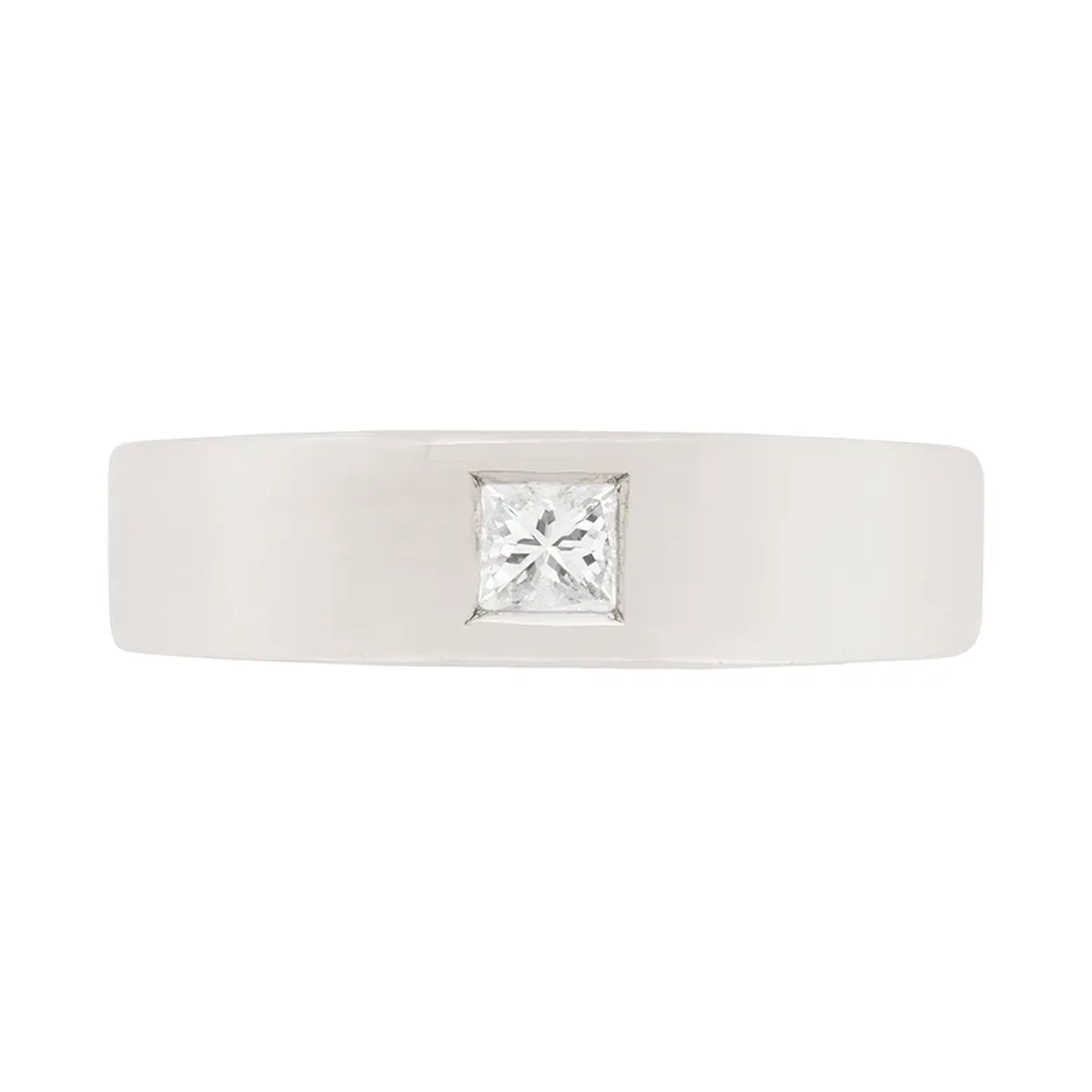 Contemporary Diamond Set Band in 18 Carat White Gold