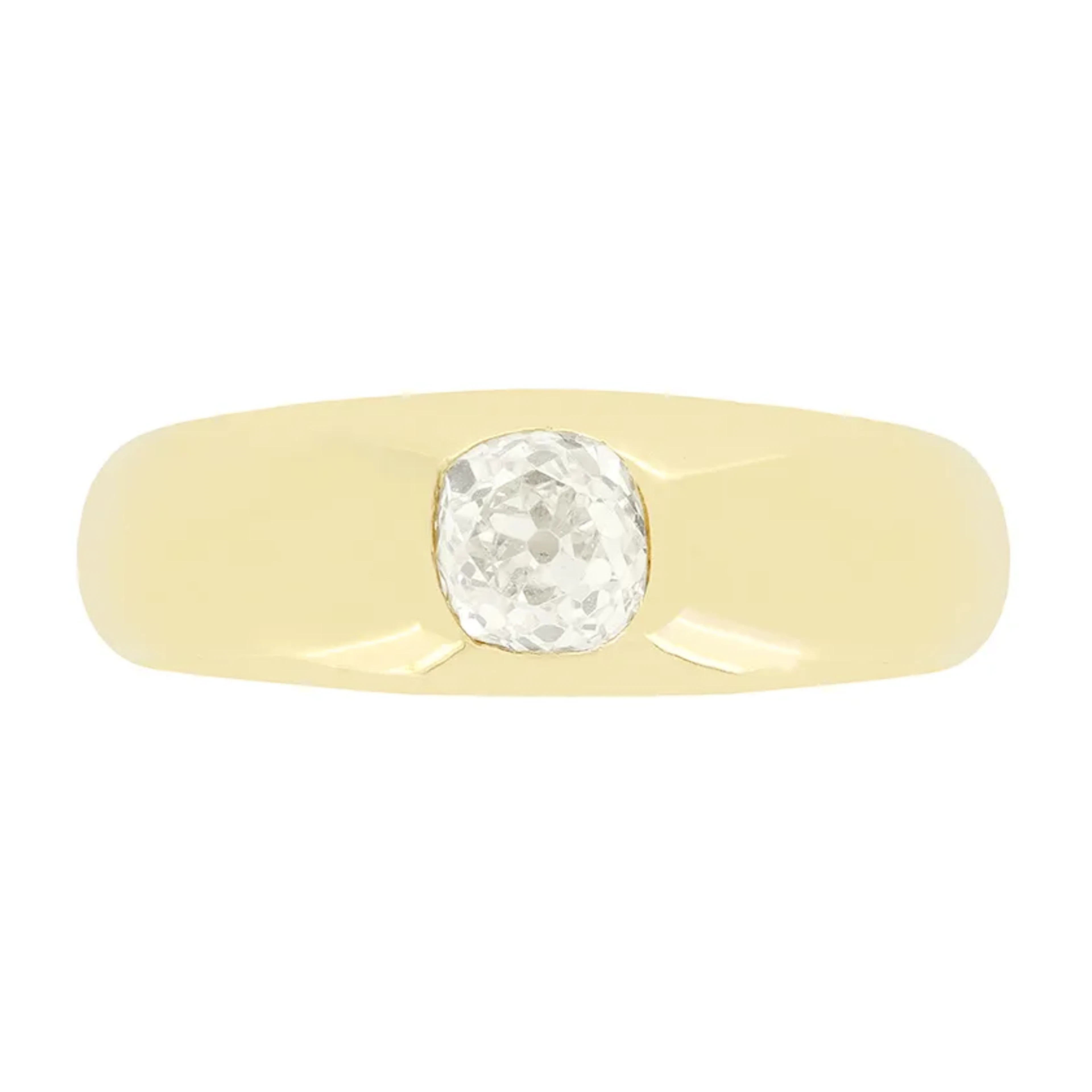 Antique 0.75ct Diamond Signet Ring, hallmarked 1911
