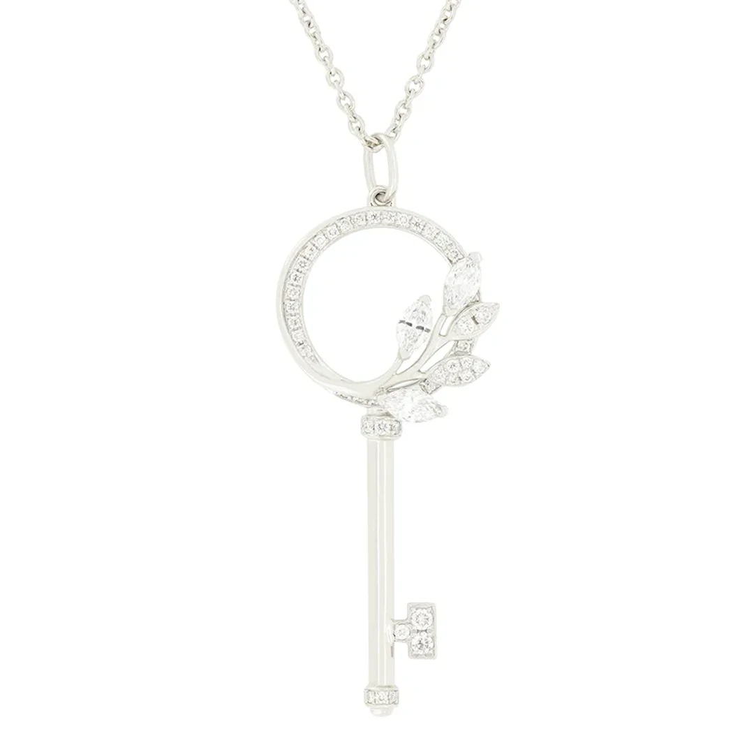 Tiffany & Co. 0.44ct Diamond Victoria Key Pendant