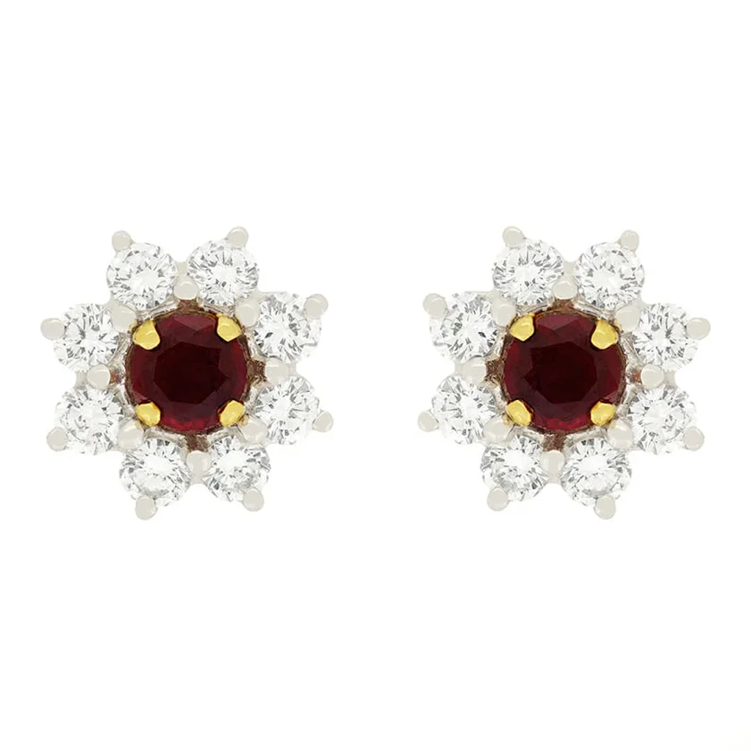 Garrard & Co 0.60ct Ruby and Diamond Earrings