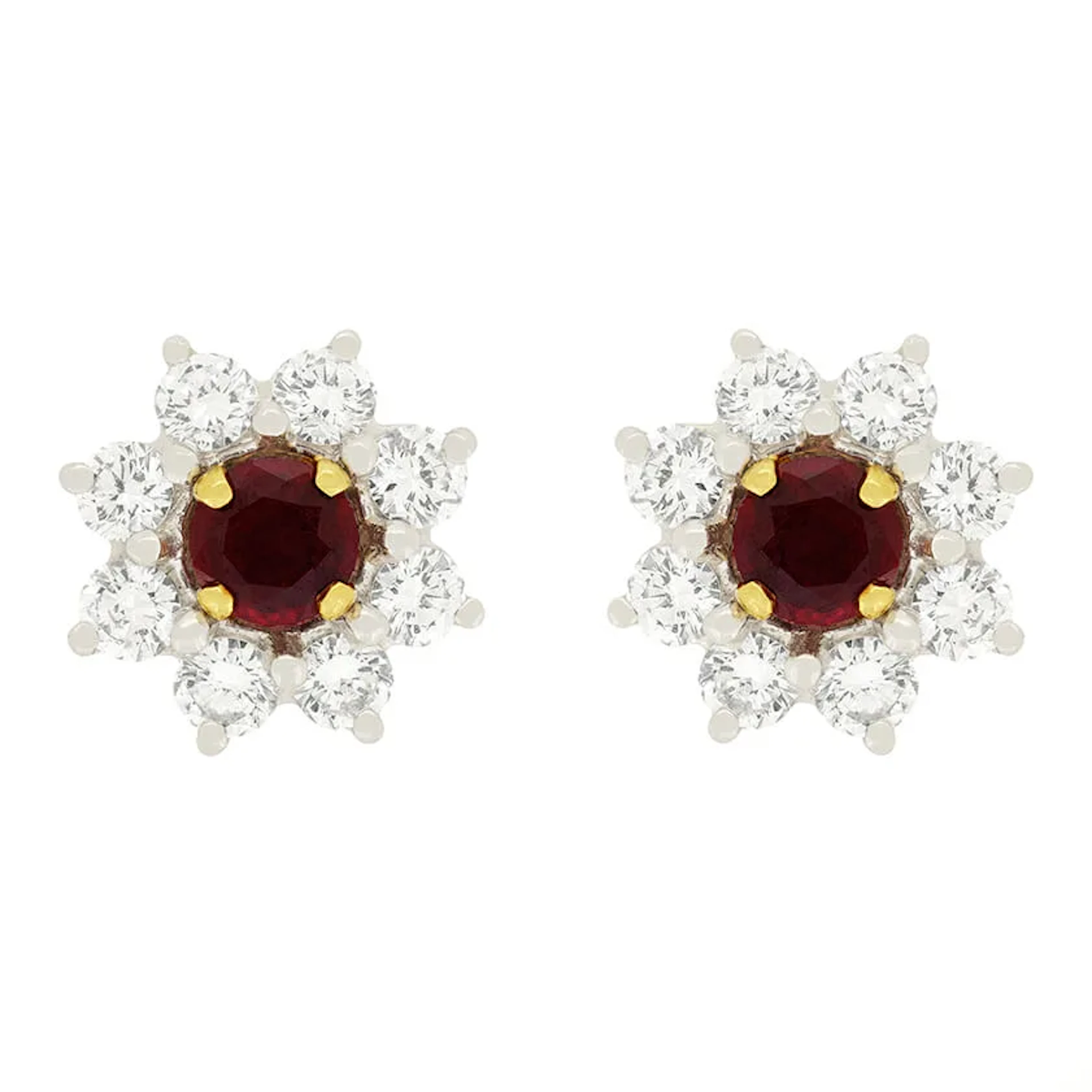 Garrard & Co 0.60ct Ruby and Diamond Earrings