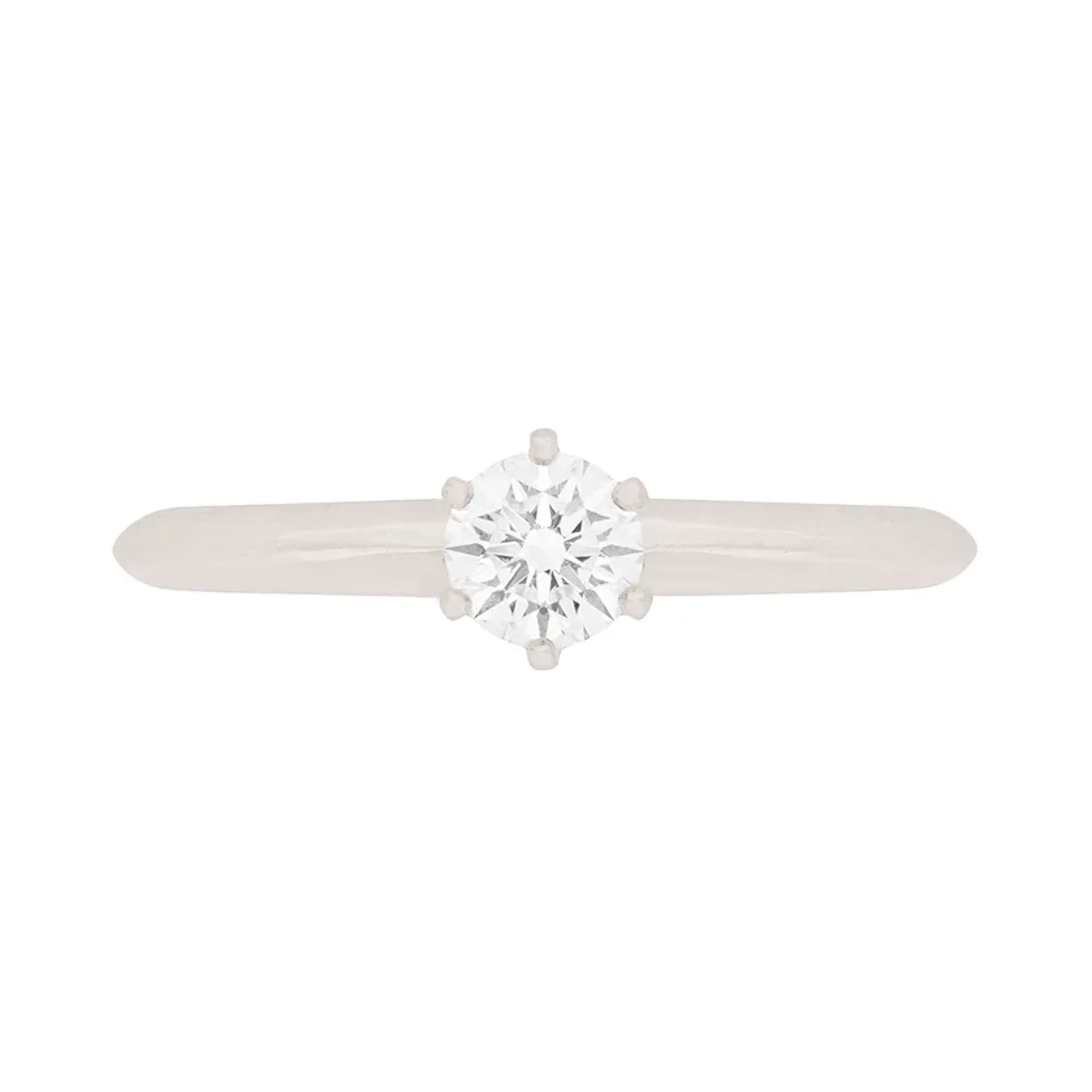 Tiffany & Co. 0.26ct Round Brilliant Cut Diamond Engagement Ring