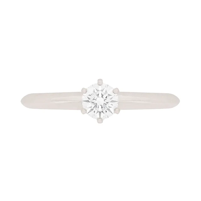 Tiffany & Co. 0.26ct Round Brilliant Cut Diamond Engagement Ring