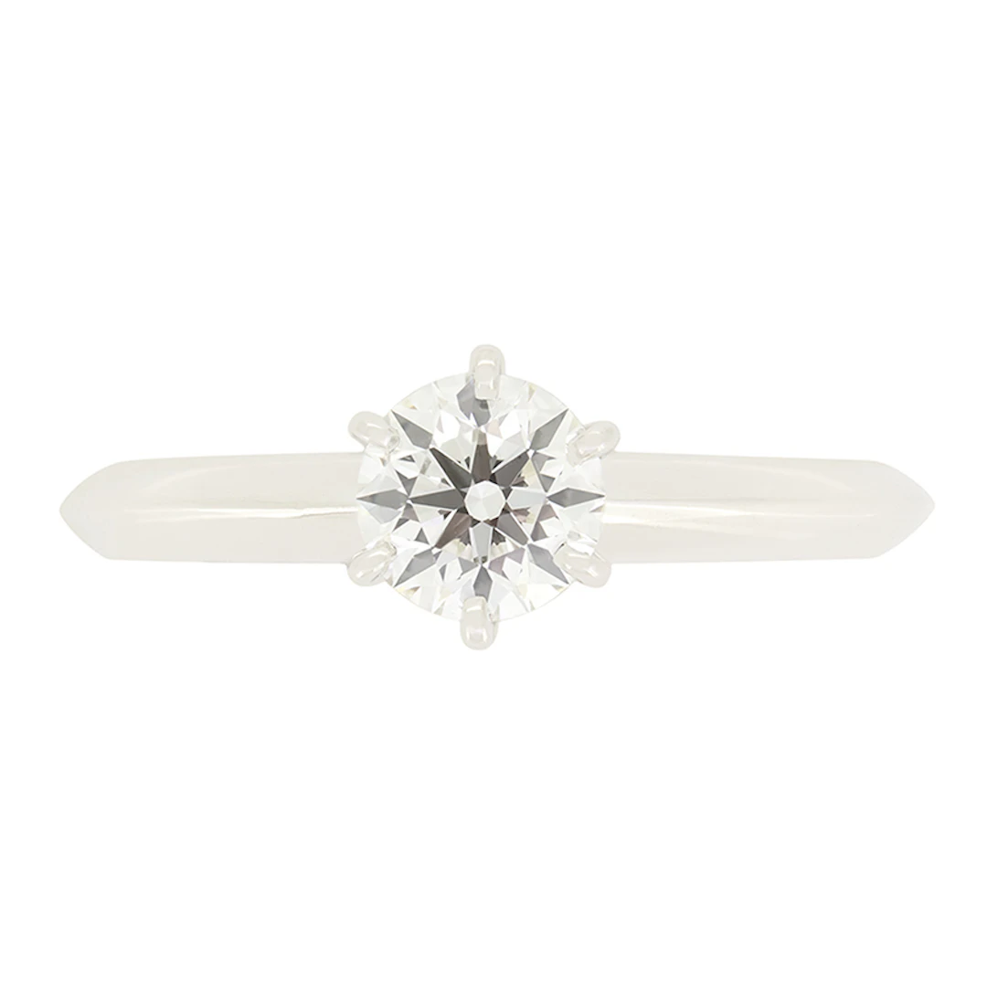 Tiffany & Co. 0.48ct Diamond Solitaire Ring