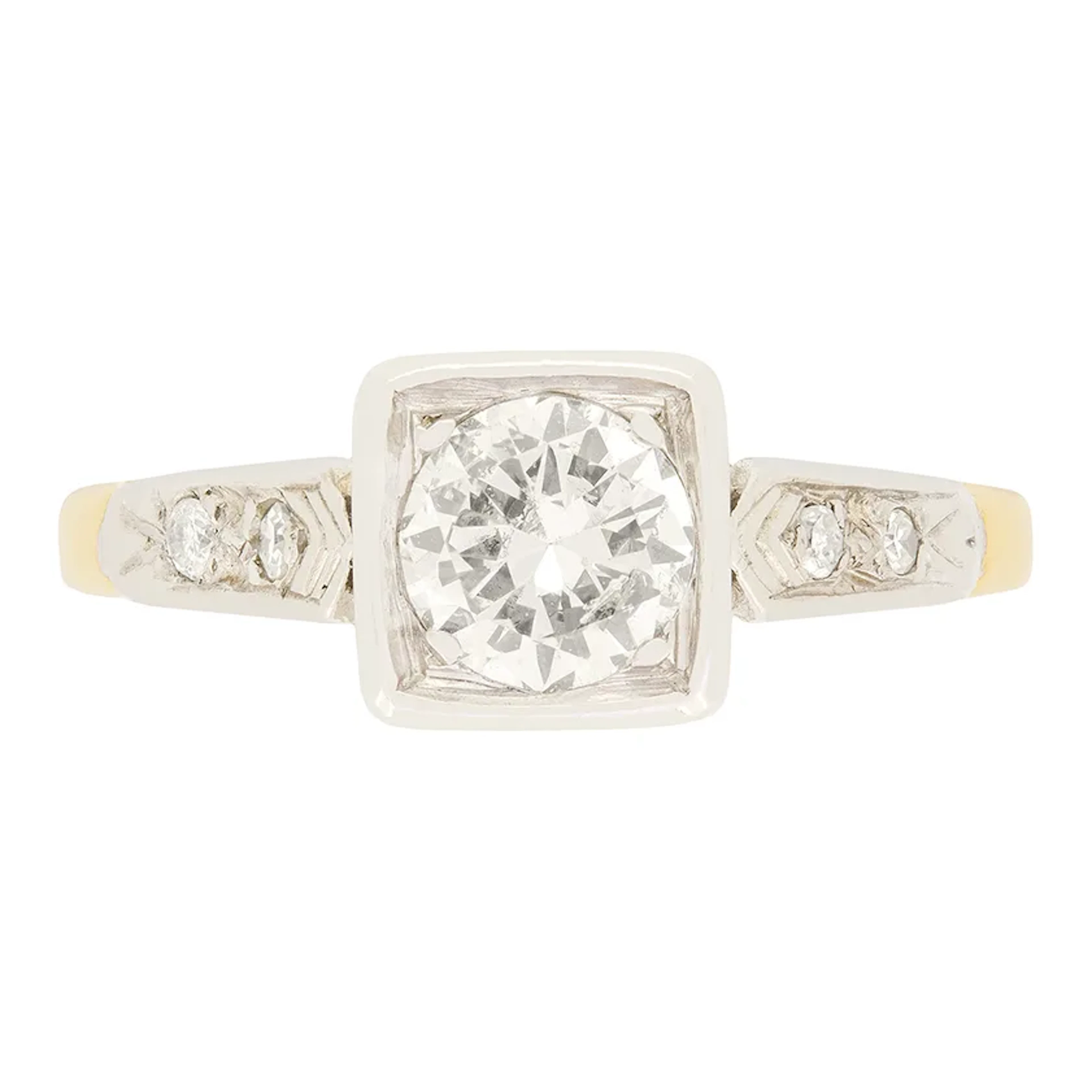 Vintage 0.62ct Diamond Solitaire ring, c.1950s