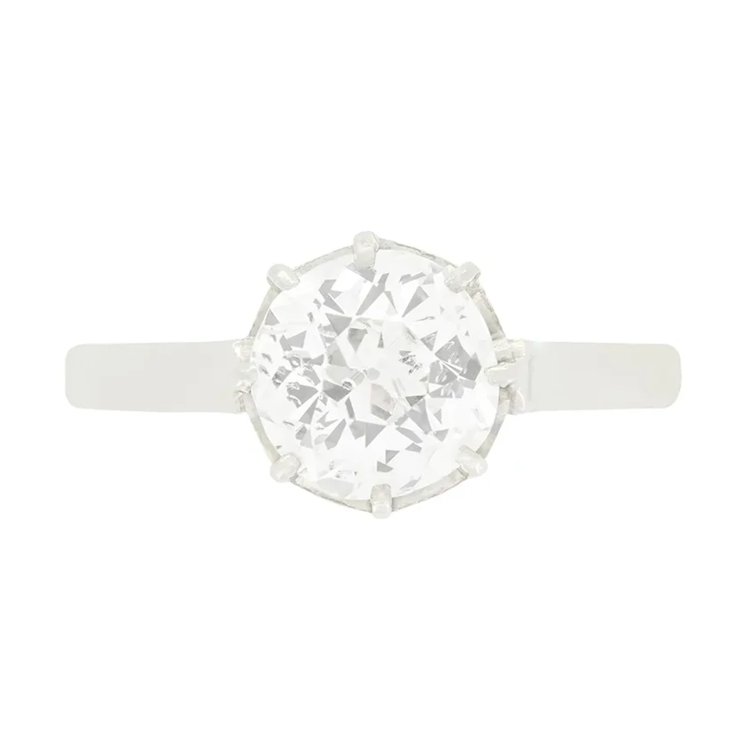 Art Deco 1.75ct Diamond Solitaire Ring, c.1920s