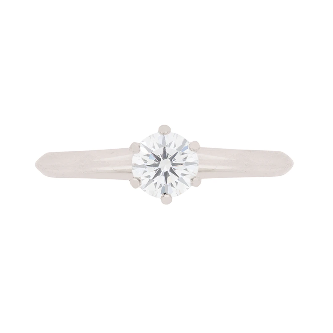 Tiffany & Co. 0.42ct Diamond Solitaire Engagement Ring