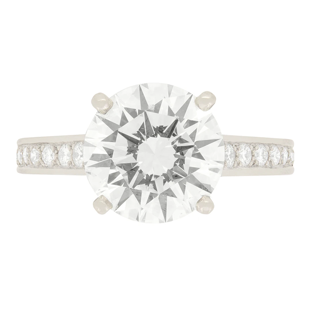 Cartier 3.47ct Solitaire ‘1895’ Diamond Ring