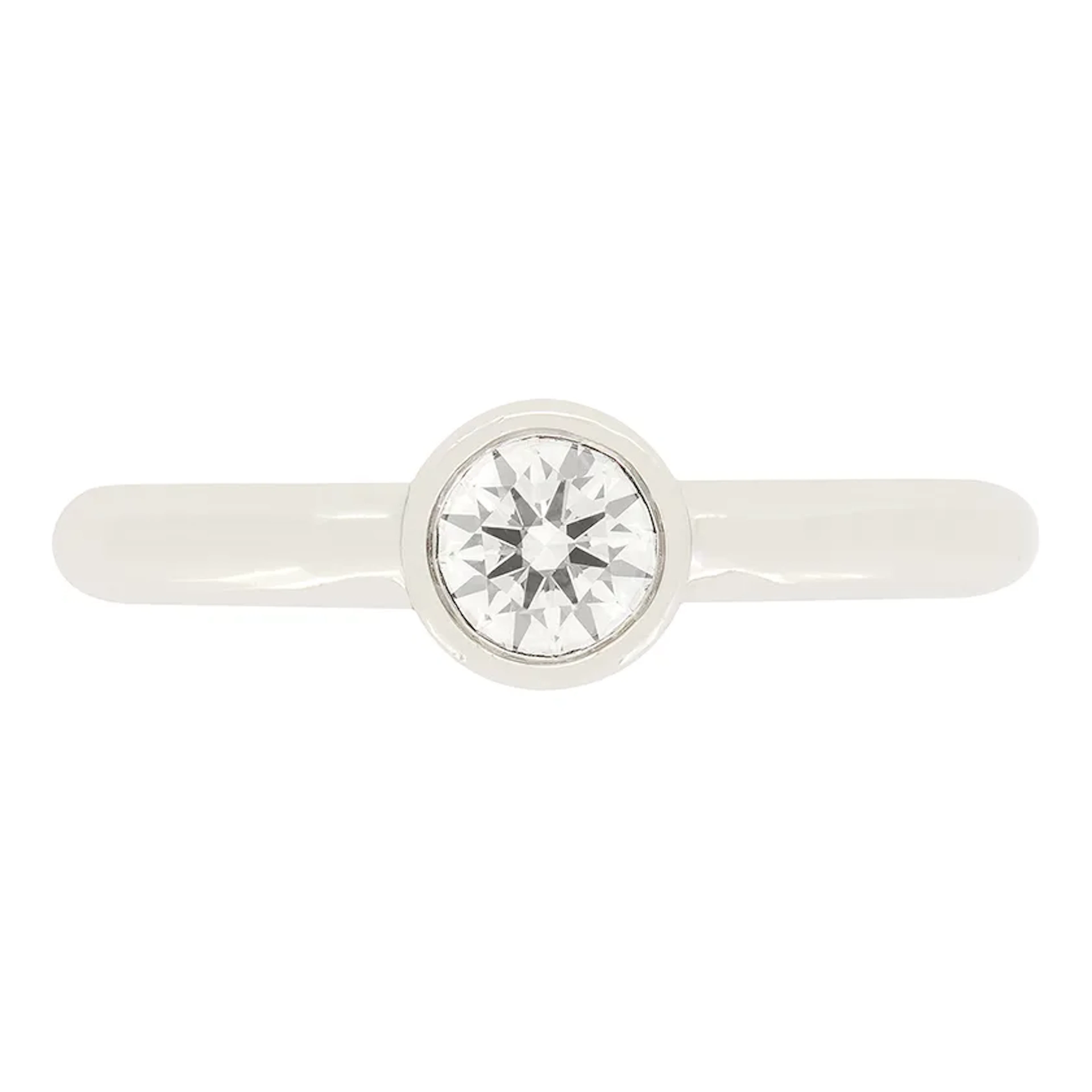 Tiffany & Co. 0.34ct Diamond Solitaire Band Ring
