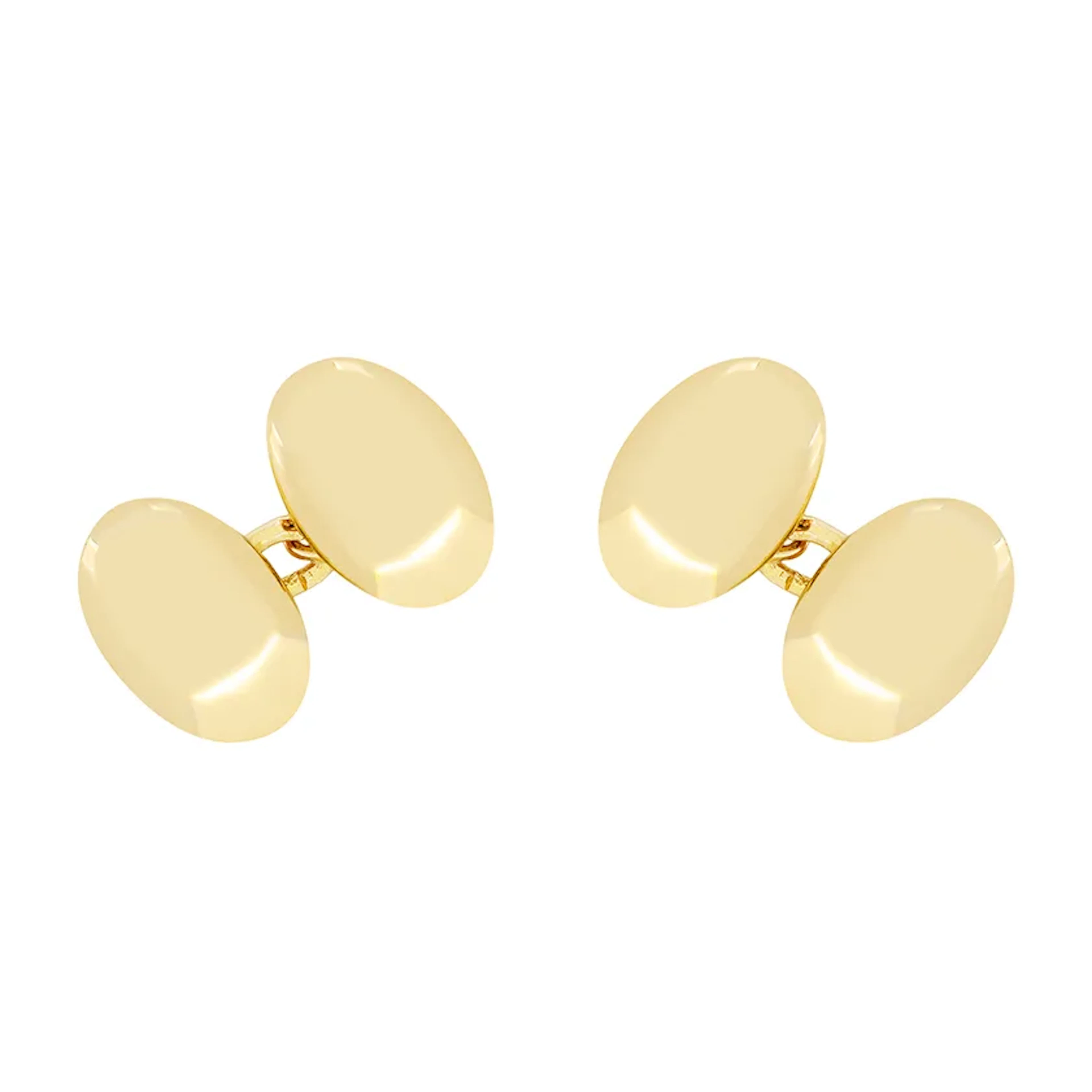 Victorian 15ct Gold Cufflinks, hallmarked 1896