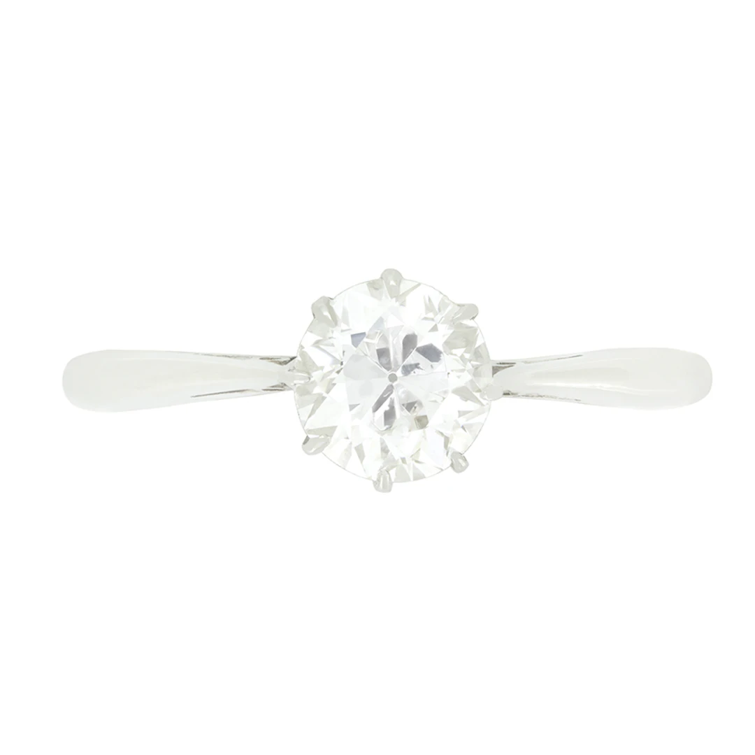 Art Deco 0.75ct Diamond Solitaire, c.1920s