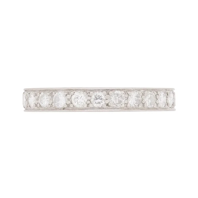 Vintage 2.50 Carat Round Brilliant Cut Diamond Eternity Band, c.1940s