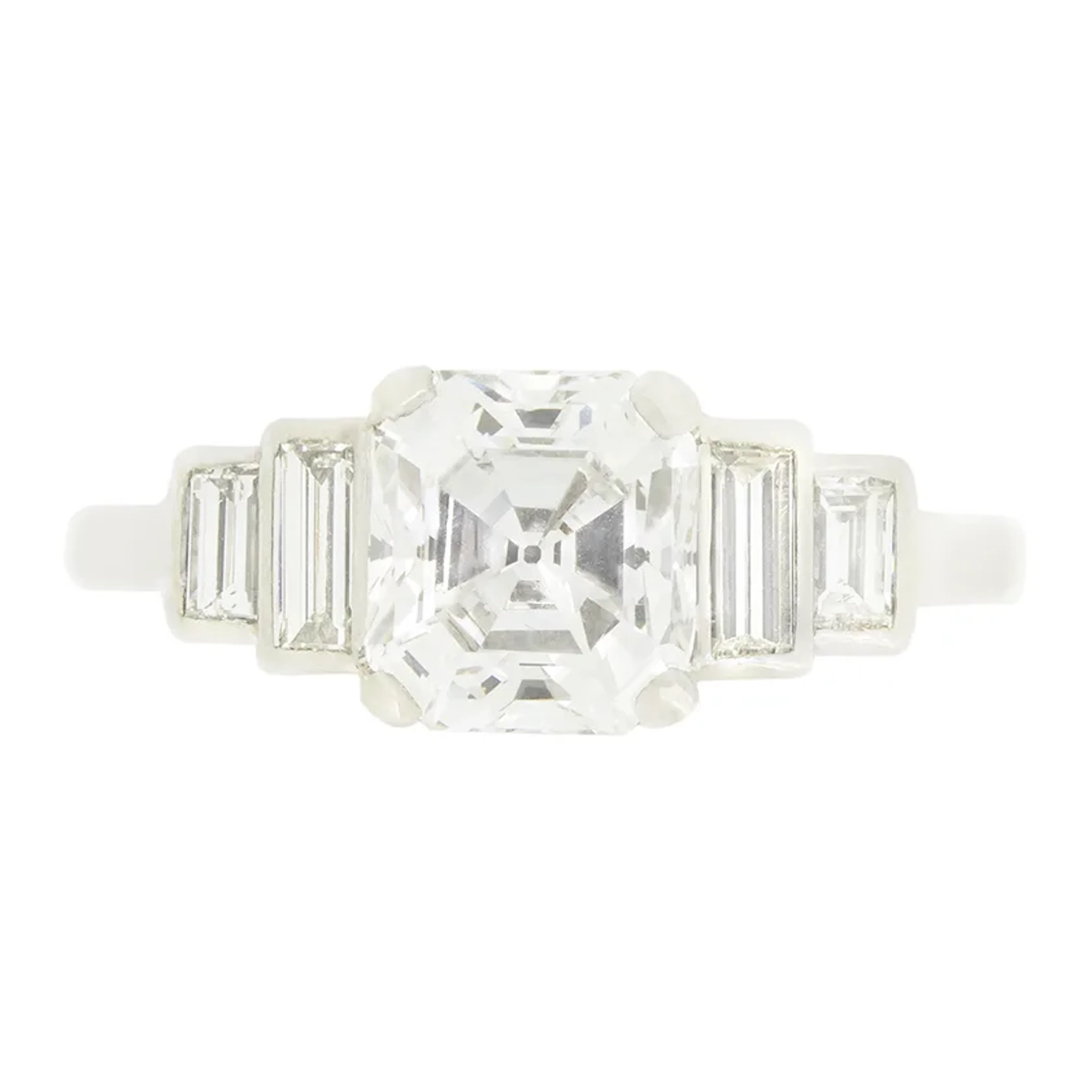 Art Deco 1.50ct Diamond Solitaire Ring, c.1920s