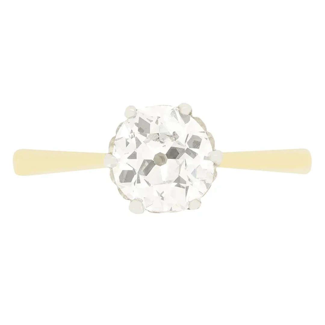 Vintage 1.00ct Diamond Solitaire Ring, c.1930s