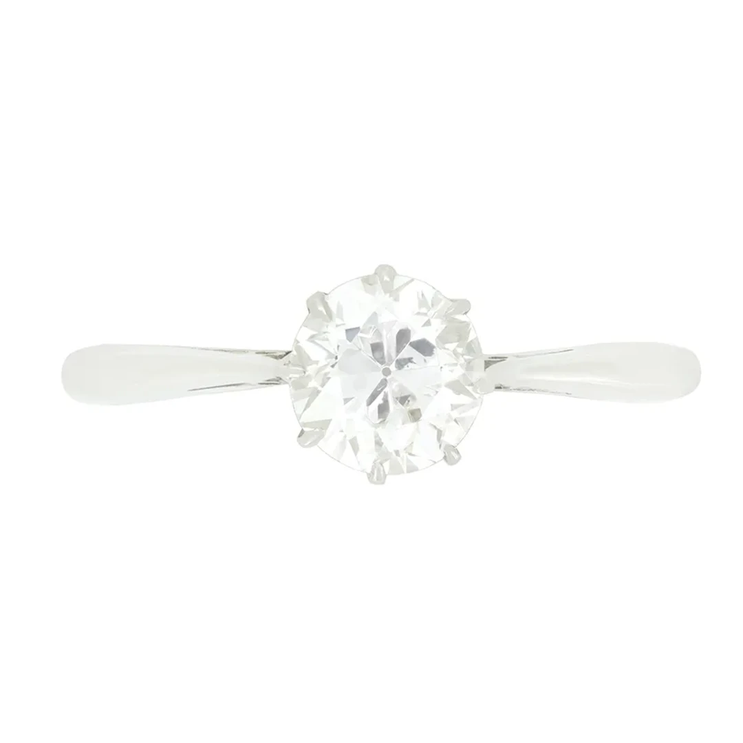 Art Deco 0.75ct Diamond Solitaire, c.1920s