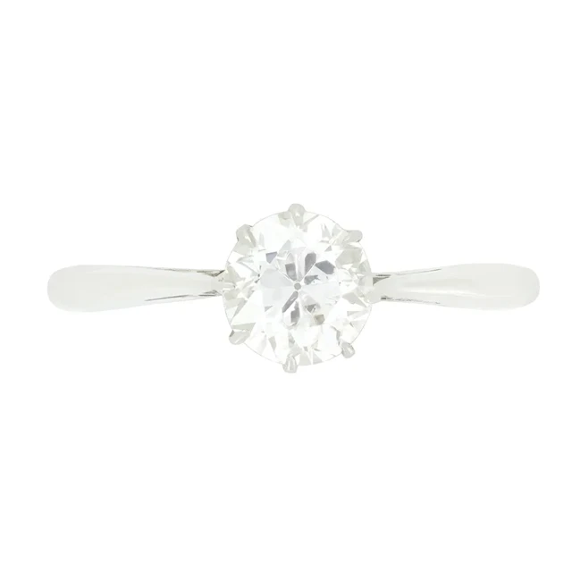 Art Deco 0.75ct Diamond Solitaire, c.1920s