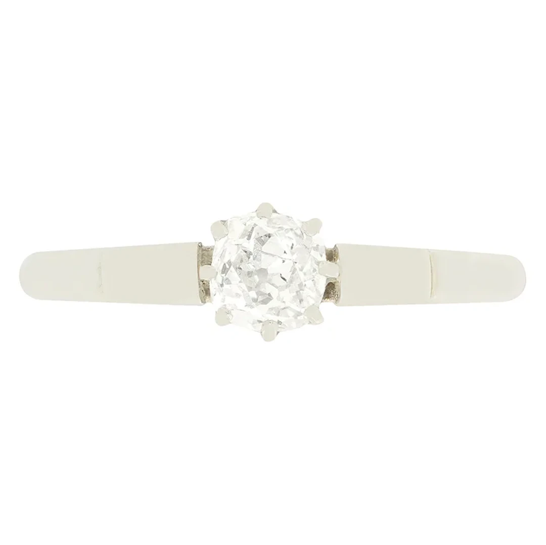 Art Deco 0.40ct Diamond Solitaire RIng, c.1920s