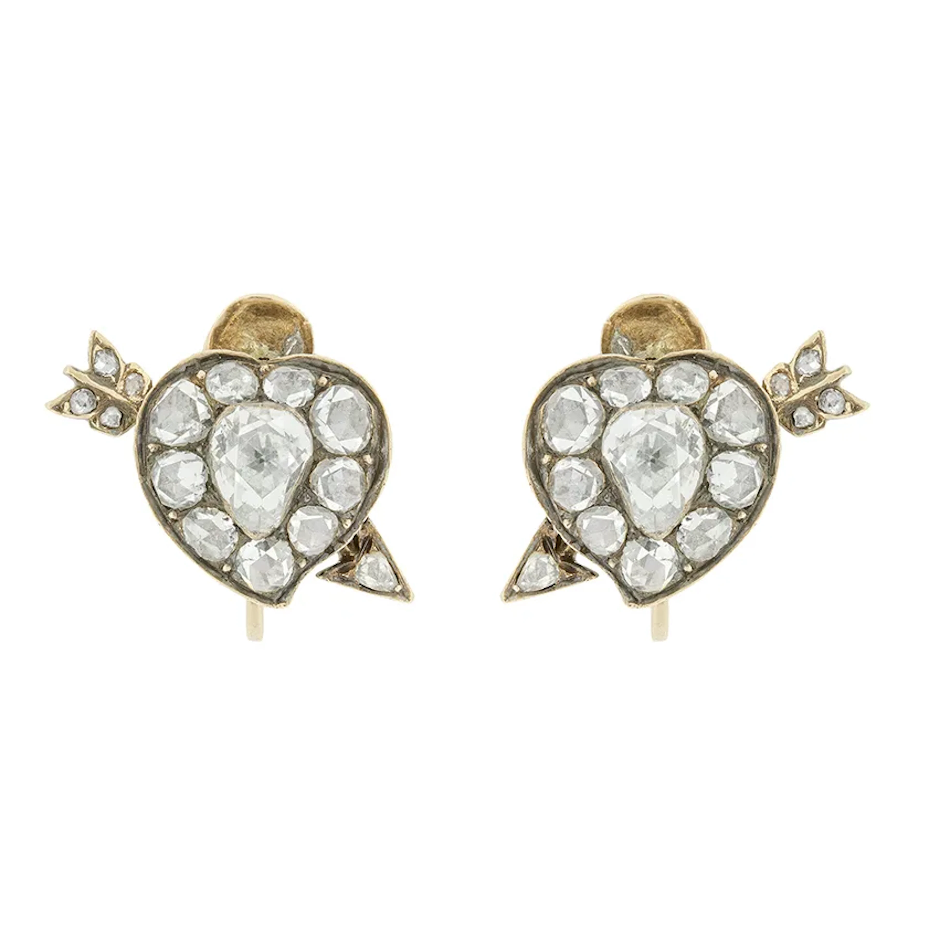 Georgian 2.00ct Diamond Earrings, c.1820s