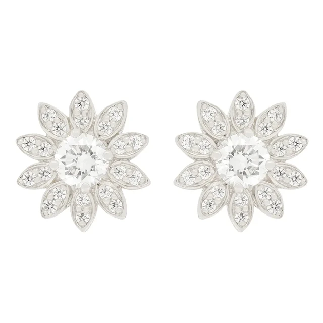 Tiffany & Co. ‘Enchant’ 0.70ct Diamond Flower Earrings