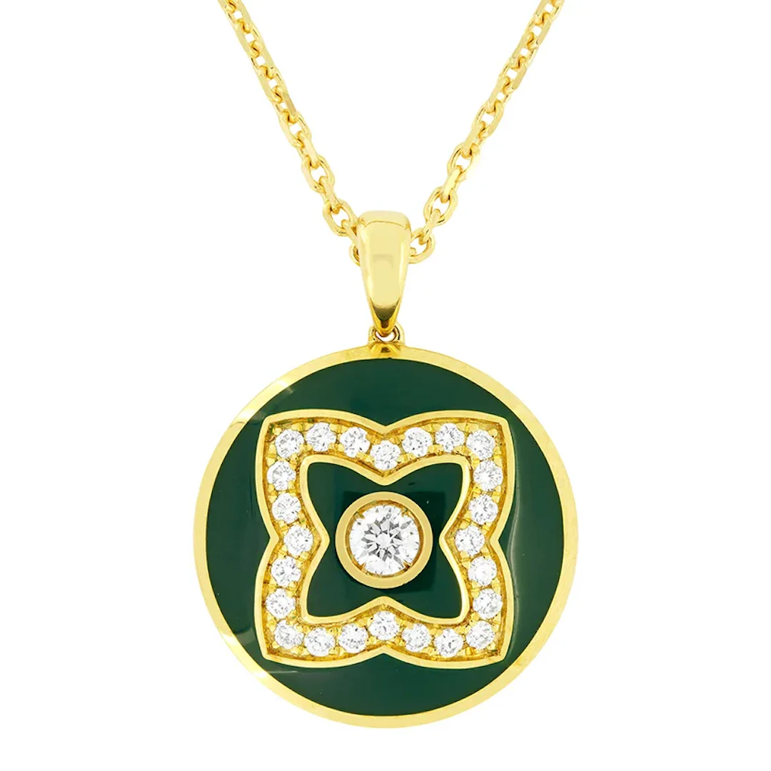 De Beers 0.21ct Diamond ‘Enchanted Lotus’ Necklace.